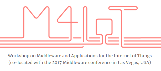 You are currently viewing CFP M4IOT 2017, 4th workshop on Middleware and Applications for the IoT, at ACM/IFIP/USENIX Middleware conference